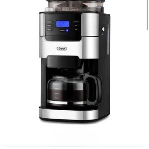 Gevi 10-Cup Drip Coffee Maker with Coffee Carafe and built in grinder